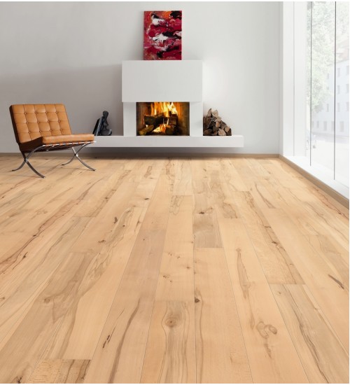 德国汉诺地板三层橡木Plank 1-Strip 180 2V Beech steamed Universal 535451